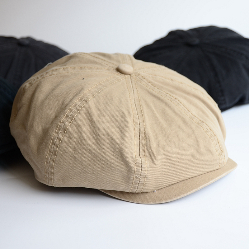 Snapback Hat Flat - Men Big Head Newsboy Cap Peaky