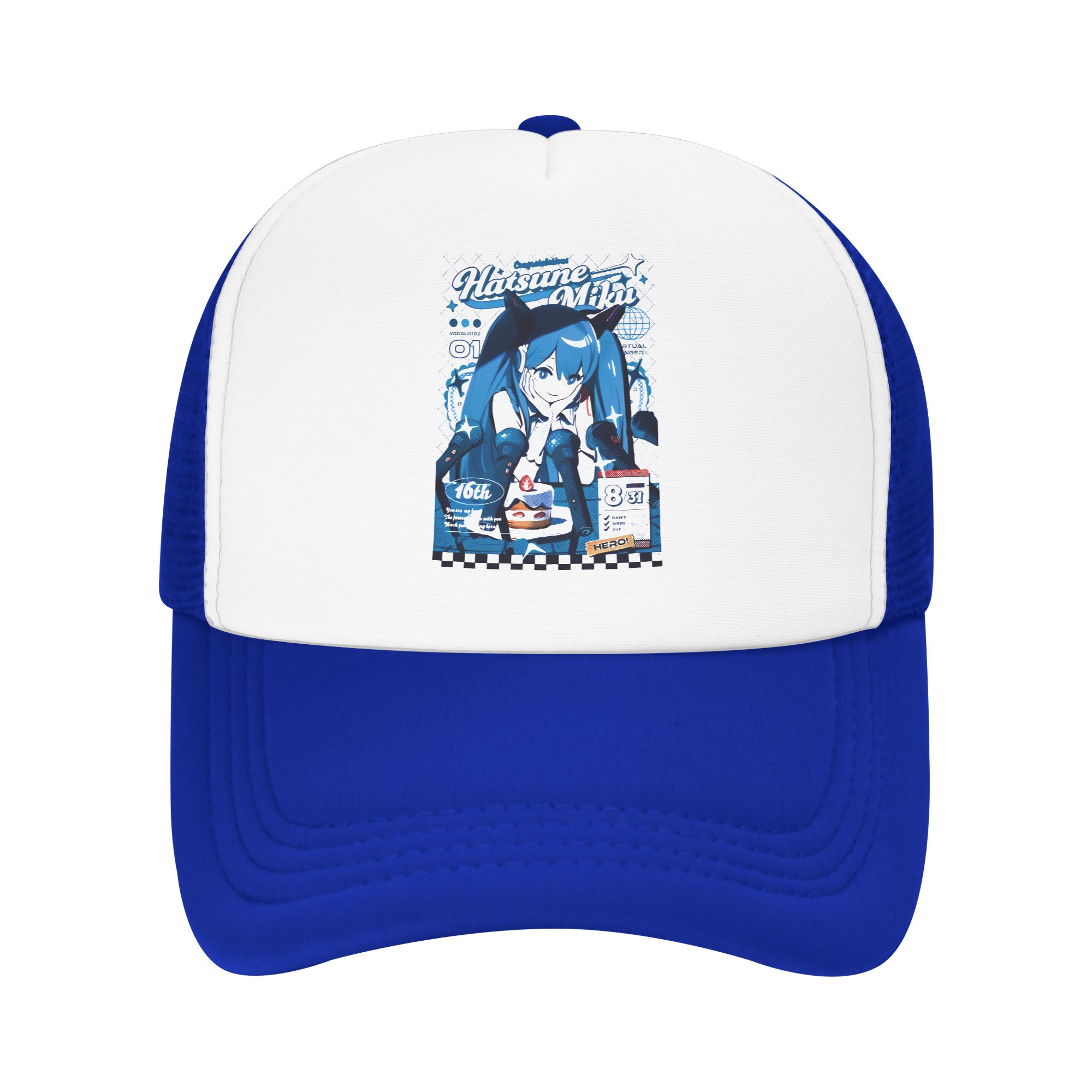 Trucker Cap Mesh - Hatsune Miku Magazines Foam Trucker Hat