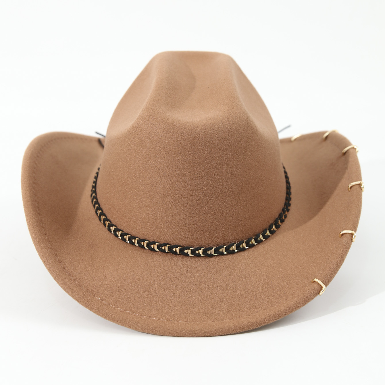 Felt Cowboy Hat with Rivets, W - Cowboy Hat Straw 评论和价格