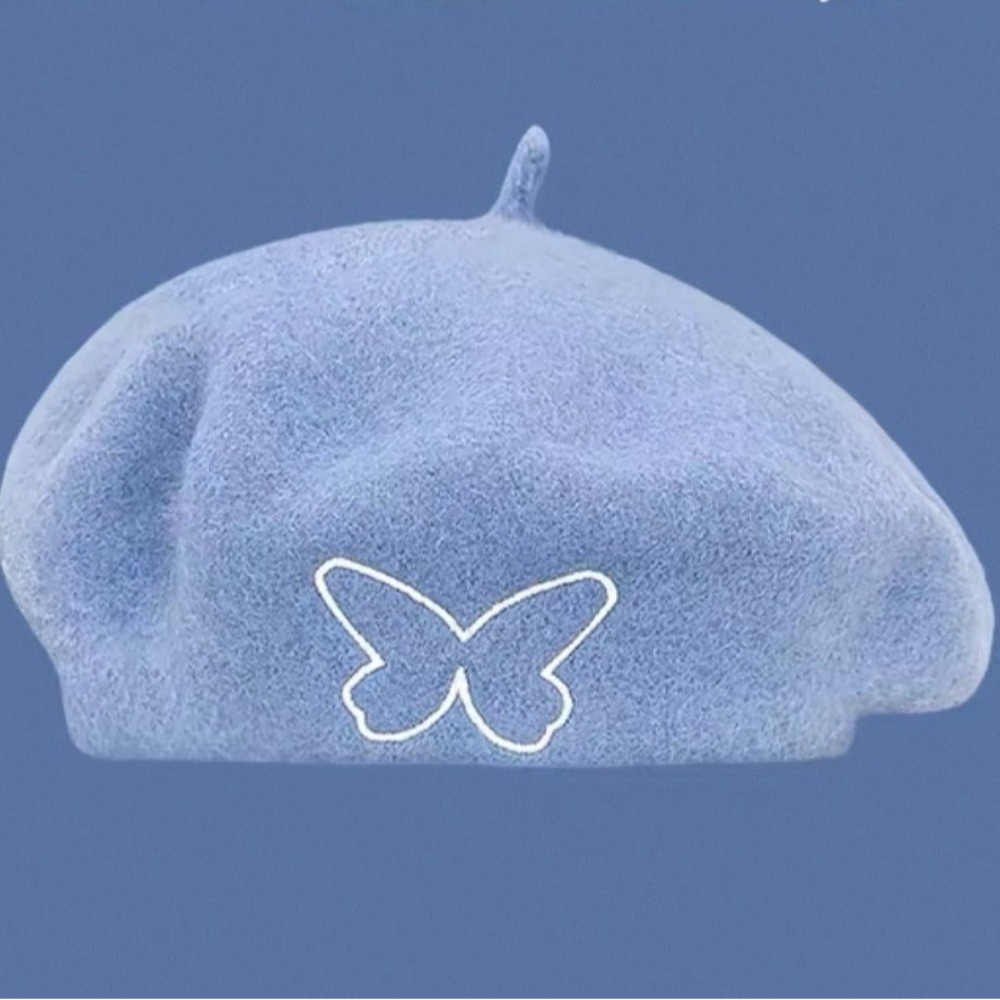 Fashion Warm Winter Wool Beret - Beret French Wool 评论和价格