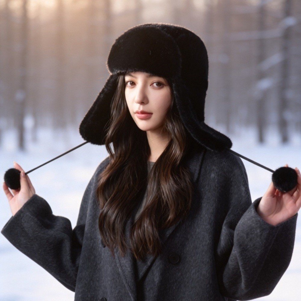 Warm Polyester Trapper Ear Fla - Trapper Hat Ear Flap 评论和价格